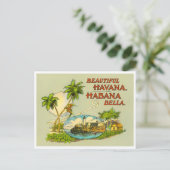 美しいハバナのヴィンテージ旅行はがき ポストカード (スタンド正面)