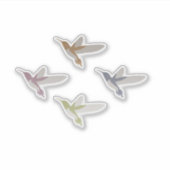 美しいハミカラフルドリ シール (正面)