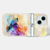 美しいハミングバードタフ Case-Mate iPhoneケース (裏面 (横))