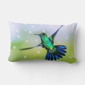 美しいハミングバード ランバークッション (裏面)