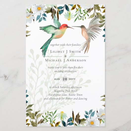 美しいハミングバ結婚ーズ (正面)