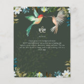 美しいハミングバ結婚ーズ (裏面)