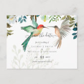 美しいハミングバ結婚ーズ ポストカード (正面)