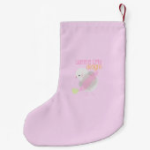 美しいハムスタークリスマスストッキング スモールクリスマスストッキング (裏面)