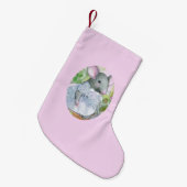 美しいハムスタークリスマスストッキング スモールクリスマスストッキング (正面 (吊り時))