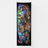 美しいハロウィン 横断幕 (縦)