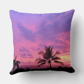 美しいハワイアンサンセット装飾用クッション クッション (裏面)