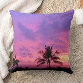 美しいハワイアンサンセット装飾用クッション クッション (ブランケット)