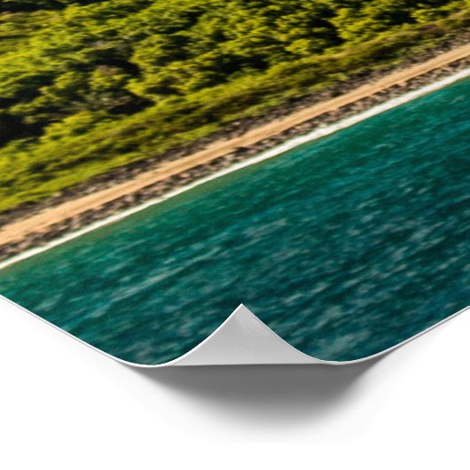 美しいハワイ山脈 ポスター (角)