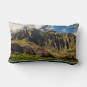 美しいハワイ山脈 ランバークッション (裏面)