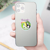 美しいハワイ旅行ロゴ シール (スマートフォン)