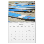 美しいハワイ暦 カレンダー (1月 2027)