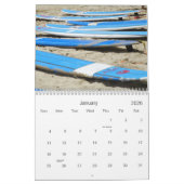 美しいハワイ暦 カレンダー (1月 2026)