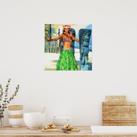 美しいハワイ ポスター (キッチン)