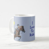 美しいハンター/ジャンパー大好きマグカップ コーヒーマグカップ (正面左)