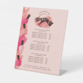 美しいハンド爪、 ネイルポーランドグラム爪、 ネイルマニキュア価格 台座サイン (正面)