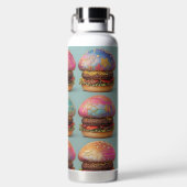 美しいハンバーガーのウォーターボトル ウォーターボトル (背面)