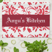 美しいハンパーソナライズされたガリーアート キッチンタオル (折り畳み)