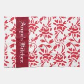 美しいハンパーソナライズされたガリーアート キッチンタオル (横)