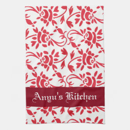 美しいハンパーソナライズされたガリーアート キッチンタオル