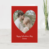 美しいハートの写真 バレンタインデーのカード カード (正面)