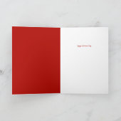 美しいハートの写真 バレンタインデーのカード カード (内部)