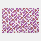 美しいハートの台所タオル キッチンタオル (横)