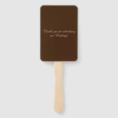 美しいハートの愛は決して失敗しない ハンドファン (裏面)