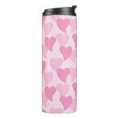 美しいハートシームレスパターン タンブラー (回転左)