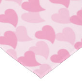 美しいハートシームレスパターン テーブルクロス (アングル)