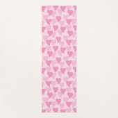 美しいハートシームレスパターン ヨガマット (正面)
