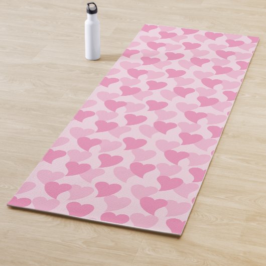 美しいハートシームレスパターン ヨガマット (インサイチュ)