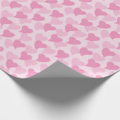 美しいハートシームレスパターン ラッピングペーパー (角)