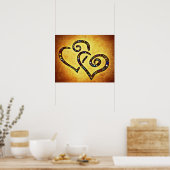 美しいハートポスター ポスター (キッチン)