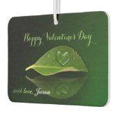 美しいハート状の水滴 カーエアーフレッシュナー (左)