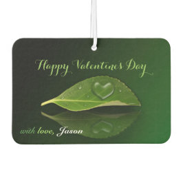 美しいハート状の水滴 カーエアーフレッシュナー