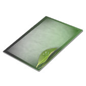 美しいハート状の水滴 ノートパッド (アングル)