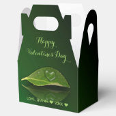 美しいハート状の水滴 フェイバーボックス (オープン)