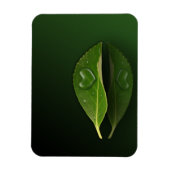 美しいハート状の水滴 マグネット (縦)