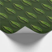 美しいハート状の水滴 ラッピングペーパー (角)