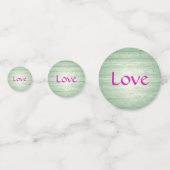 美しいハート コンフェッティ (裏面)