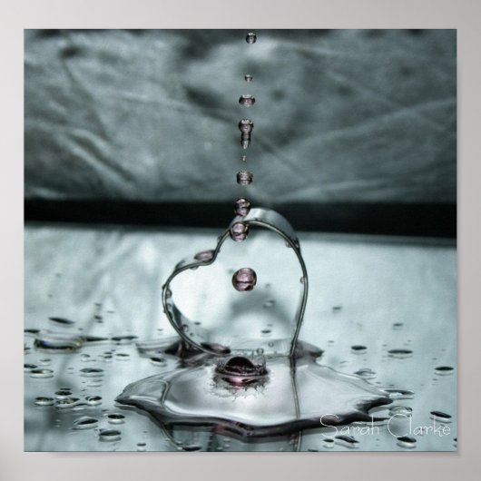 美しいハート ポスター (正面)