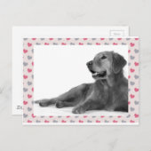 美しいハート ポストカード (正面/裏面)