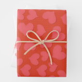 美しいハート ラッピングペーパーシート (インサイチュ)