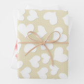 美しいハート ラッピングペーパーシート (インサイチュ)