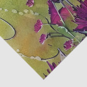 美しいバイオレットの花の 薄葉紙 (詳細)