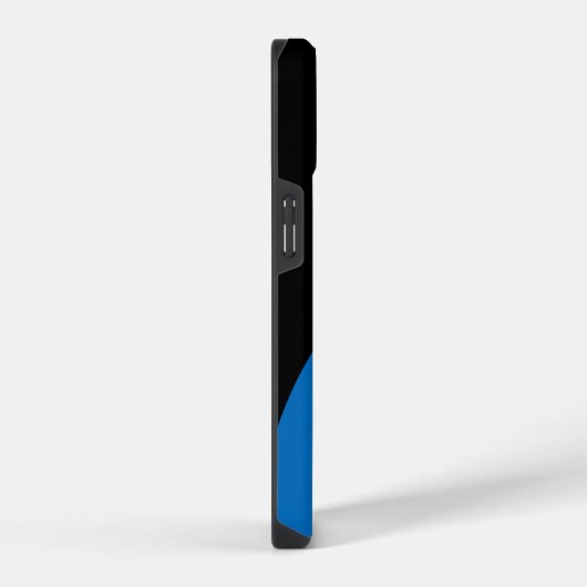 美しいバイセクシャルプライド国旗かわいいパーソナライズされた iPhoneケース (右側面)