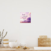 美しいバイブル・バース引用文 ポスター (キッチン)