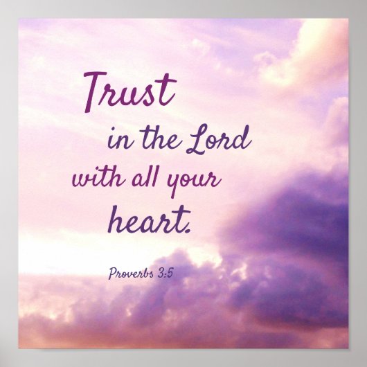 美しいバイブル・バース引用文 ポスター (正面)