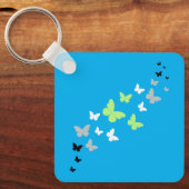 美しいバタフライアジェンダープライド キーホルダー (正面)